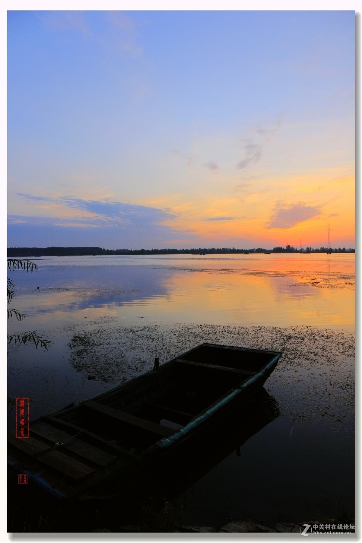 沛县微山湖湿地晨景