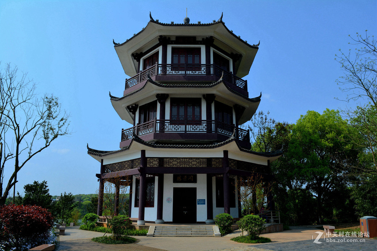 湖南衡阳南湖公园白景与夜景