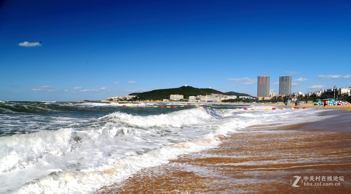 威海海水浴场游览拍摄