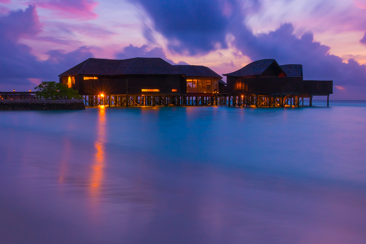 nightscape@Lily Beach,Maldives