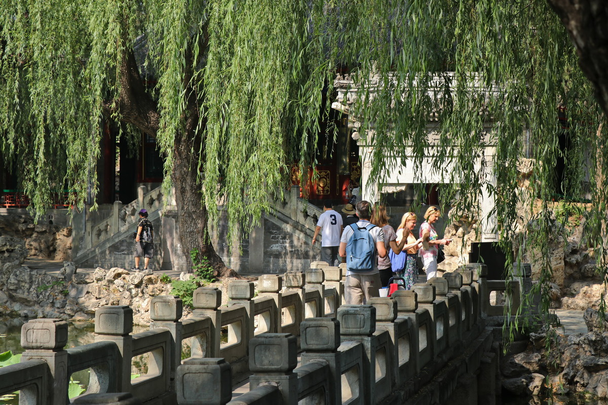 #佳能月赛-人与自然#      颐和园美景中的老外