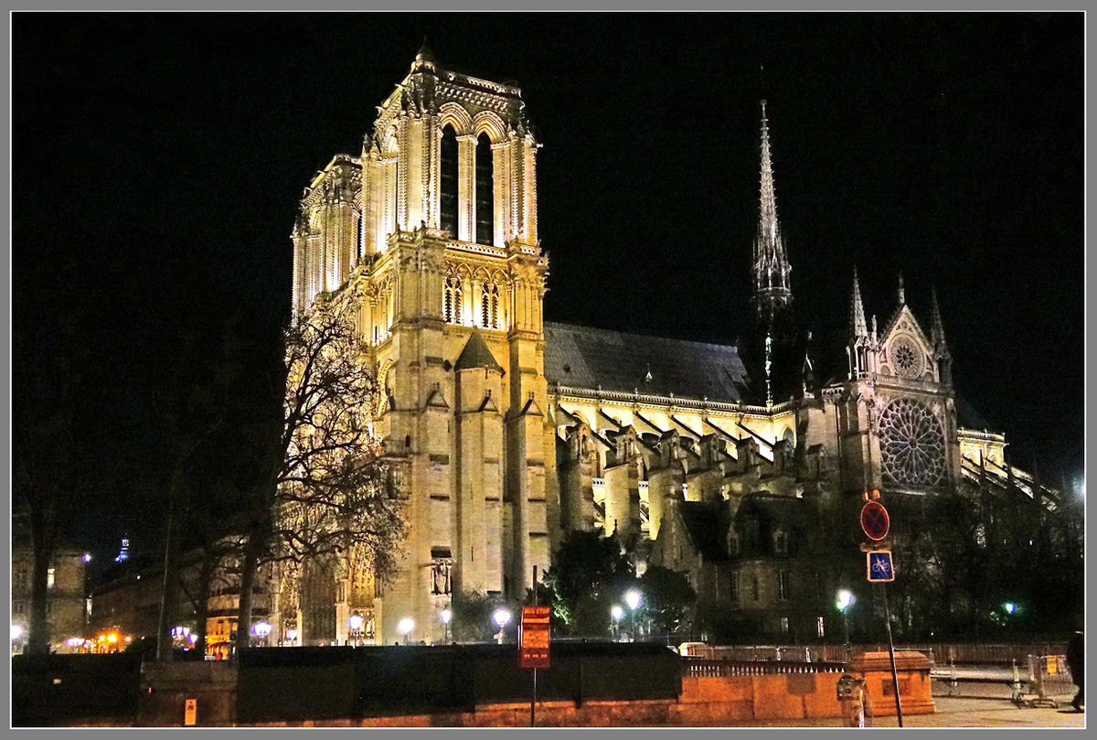 走马观花欧洲游37巴黎夜游圣心大教堂和巴黎圣母院nex6拍摄