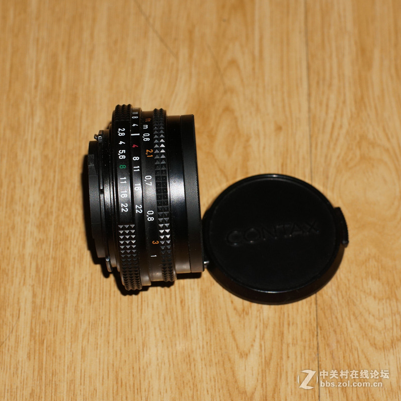 康泰时contax 45mm 2.8 carl zeiss Tessar AE YC 蔡司鹰眼98新