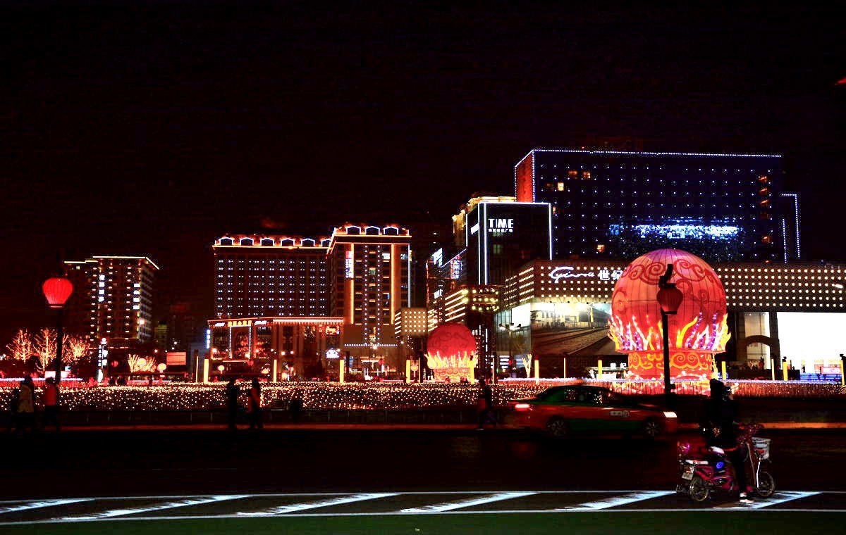 分享西安春节南门景