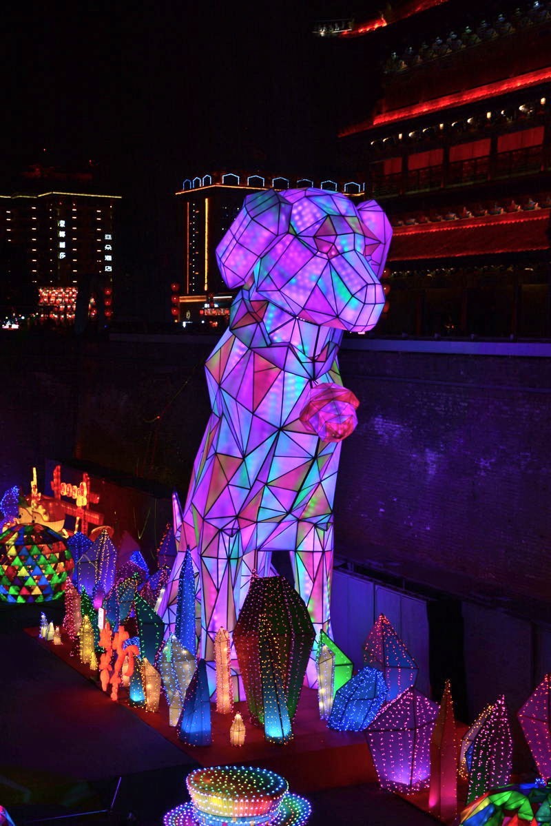 分享西安春节南门景