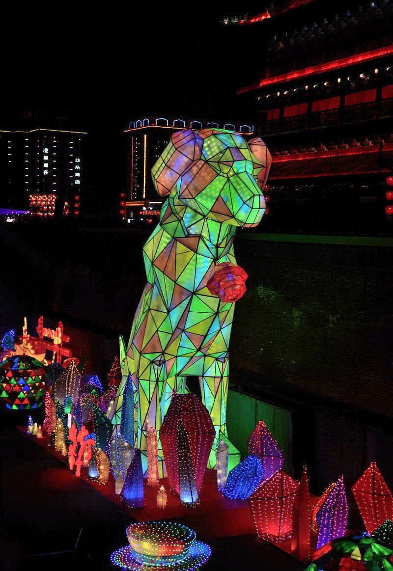 分享西安春节南门景