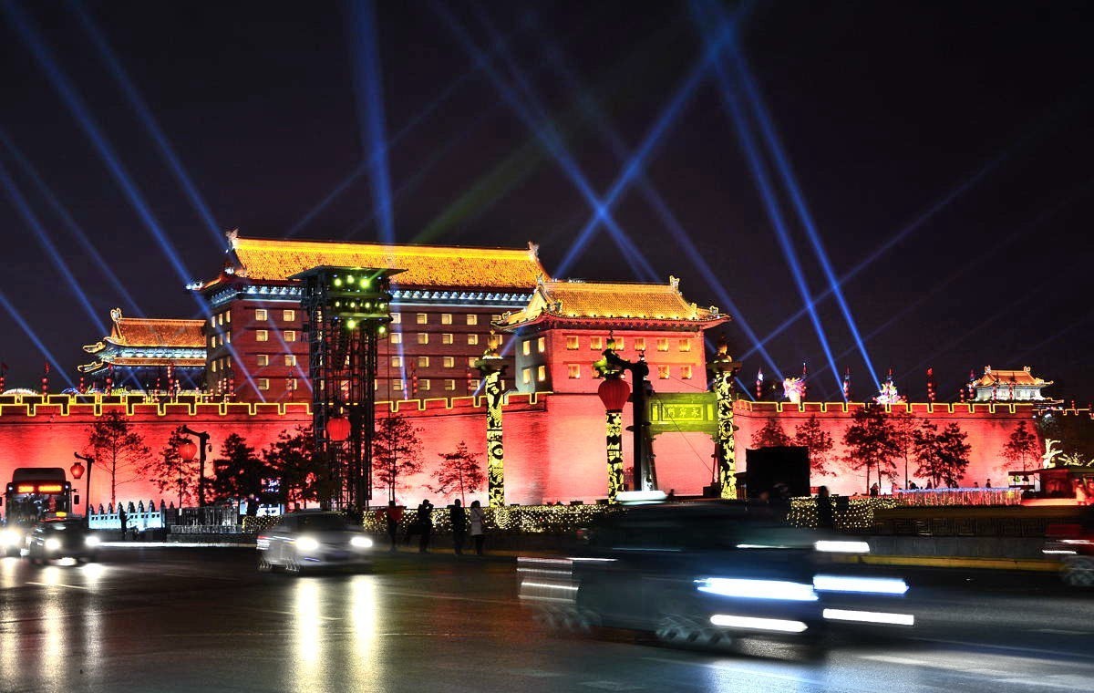 分享西安春节南门景