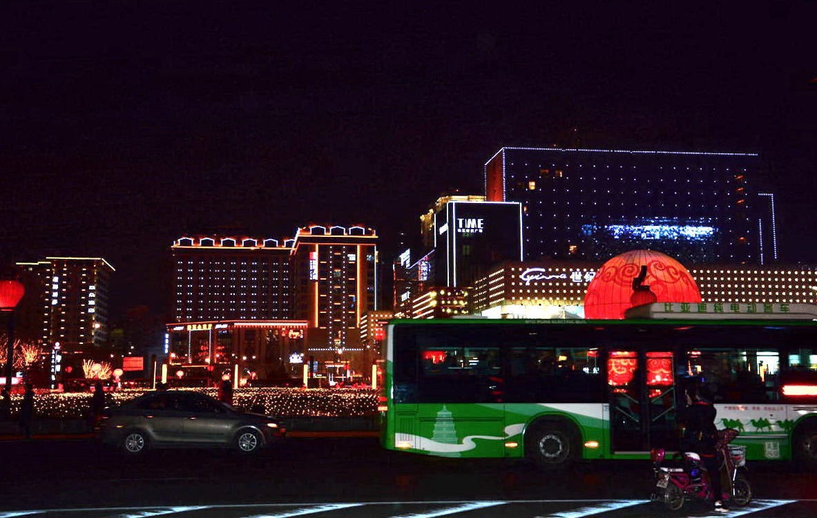 分享西安春节南门景