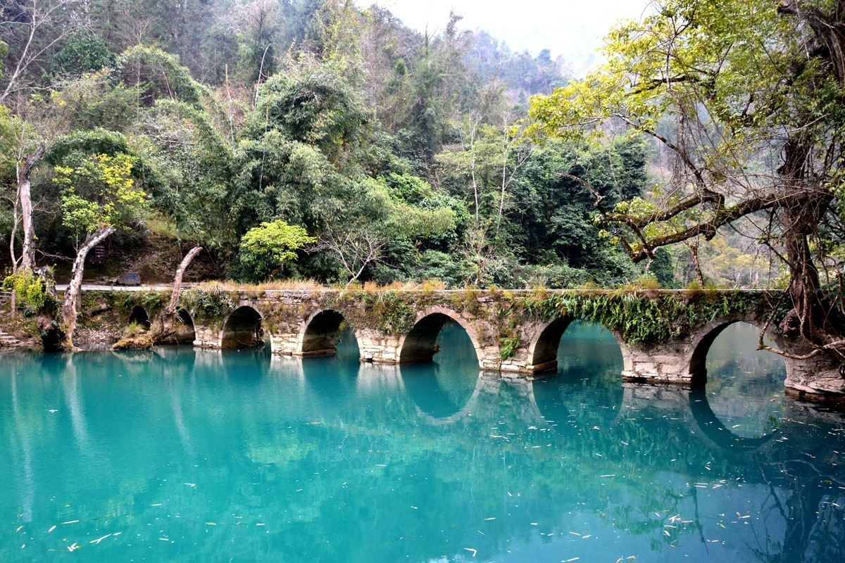 貴州行之小七孔風景區