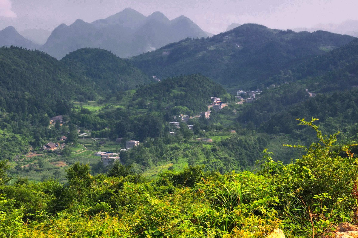 彭水石盘乡避暑拍的片片