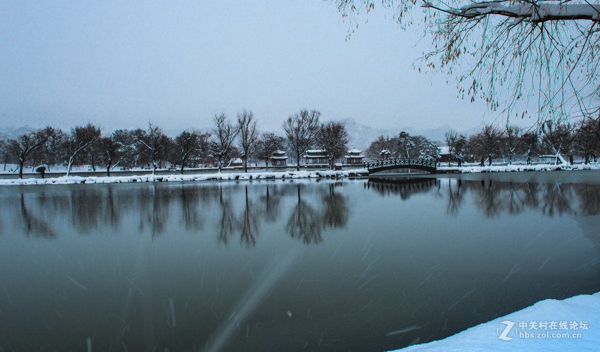 避暑山庄的雪