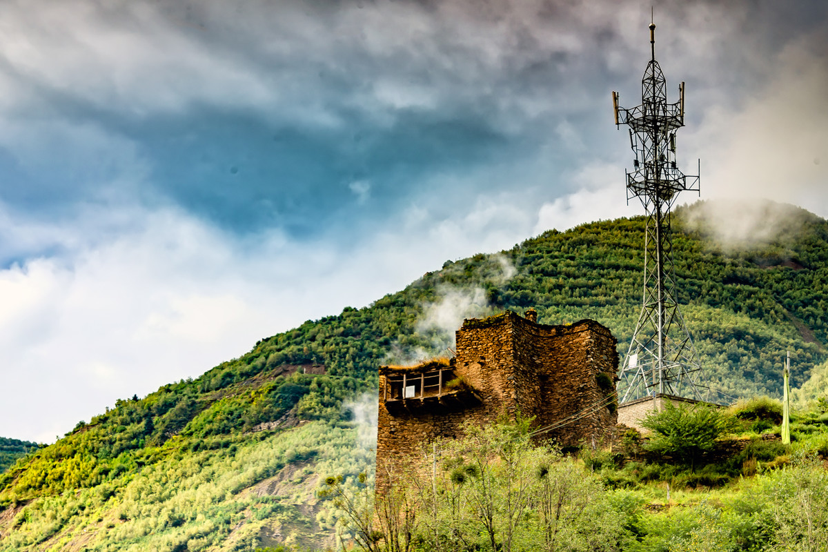 川西阿坝州风光 《马尔康梭磨河大峡谷》