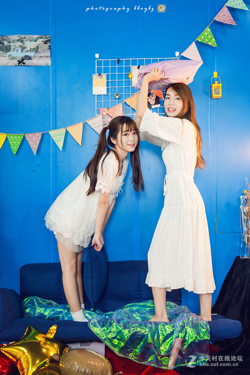 搞怪二人组闺蜜照