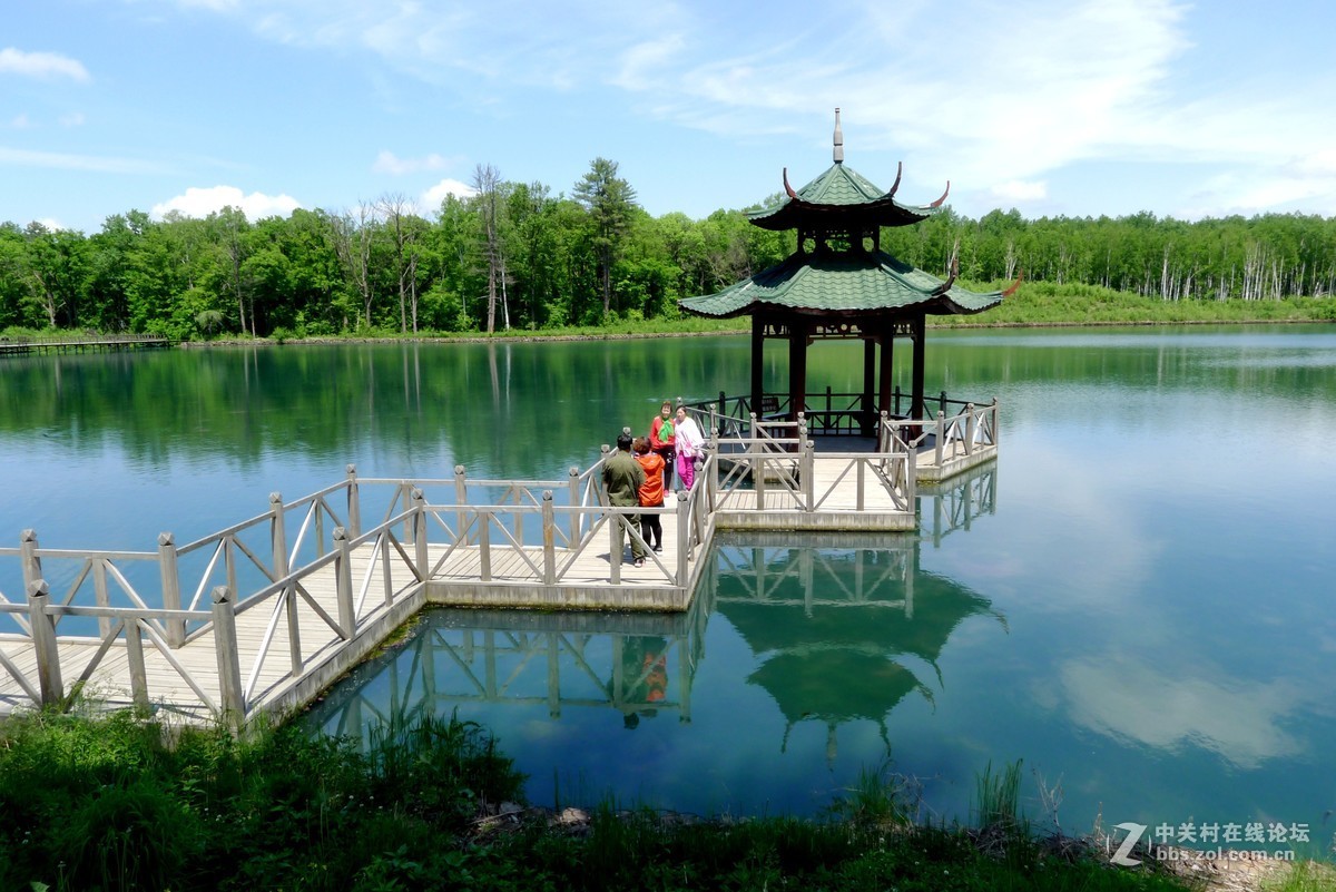 吉林露水河狩猎场内风光