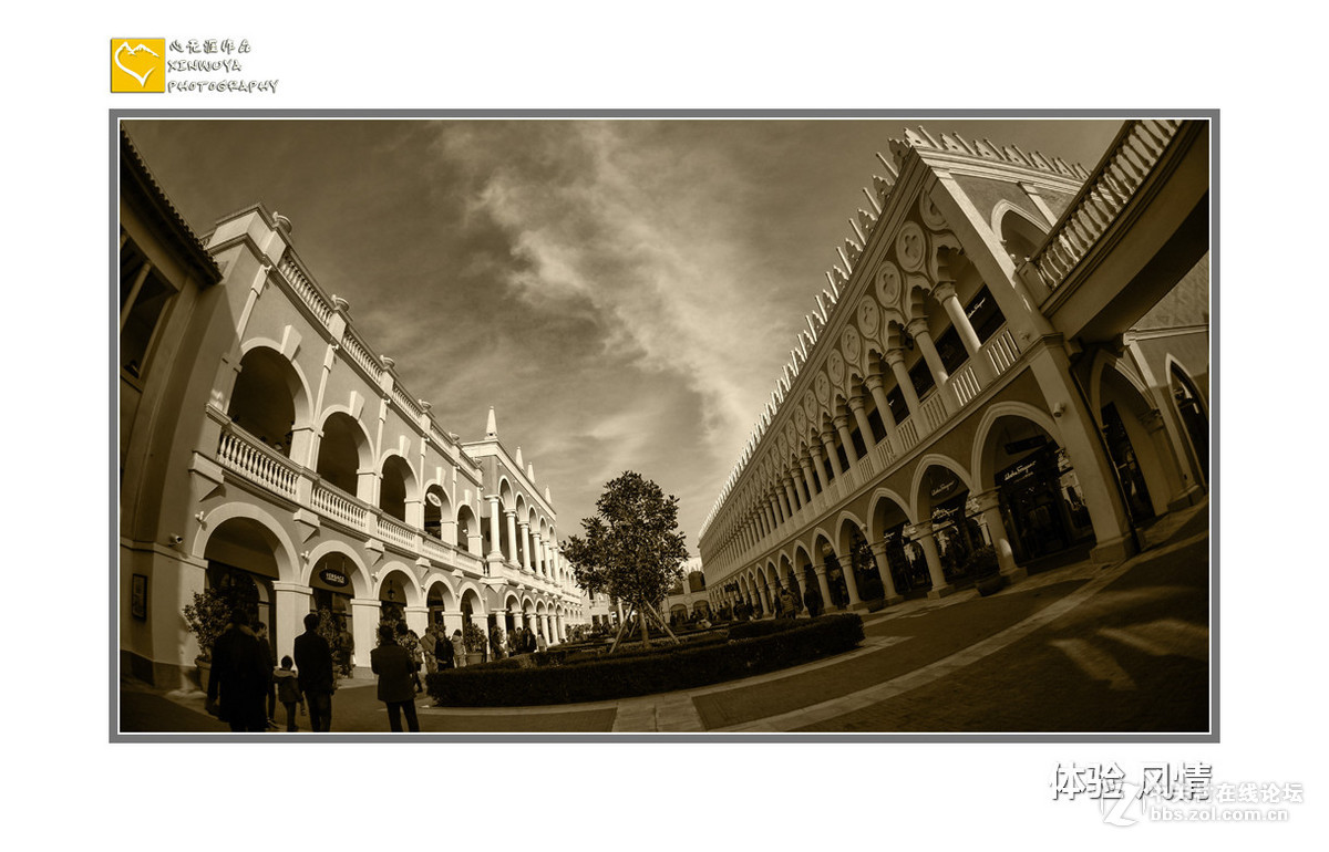 ECF1+16F2.8鱼眼附加镜拍佛罗伦萨小镇