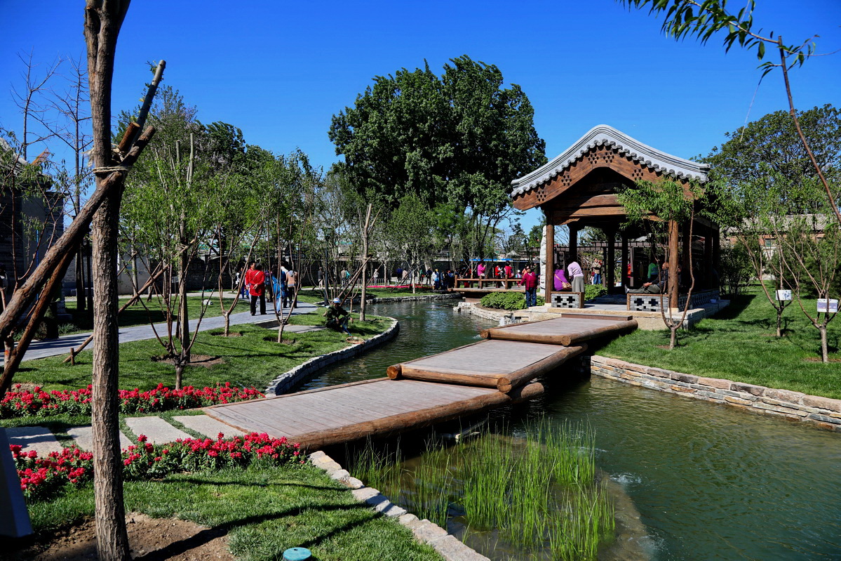 重现老北京前门古三里河景观