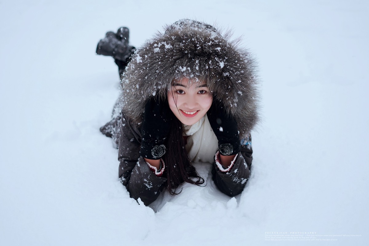 #2018我们一起来晒雪#《飘雪》