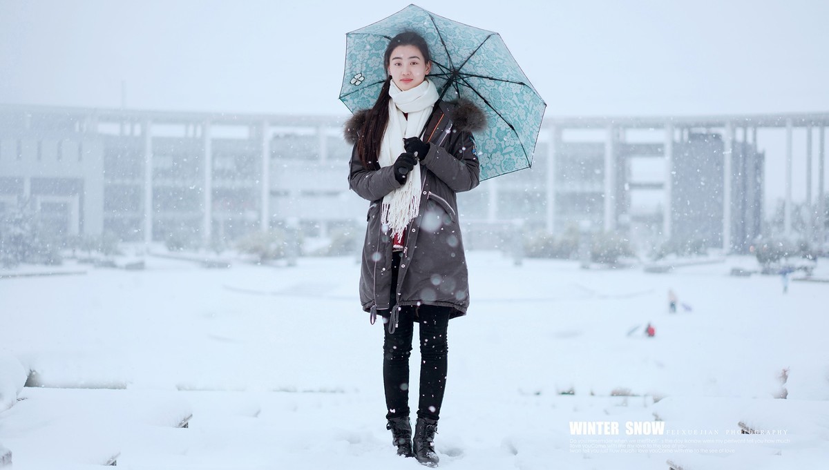 #2018我们一起来晒雪#《飘雪》