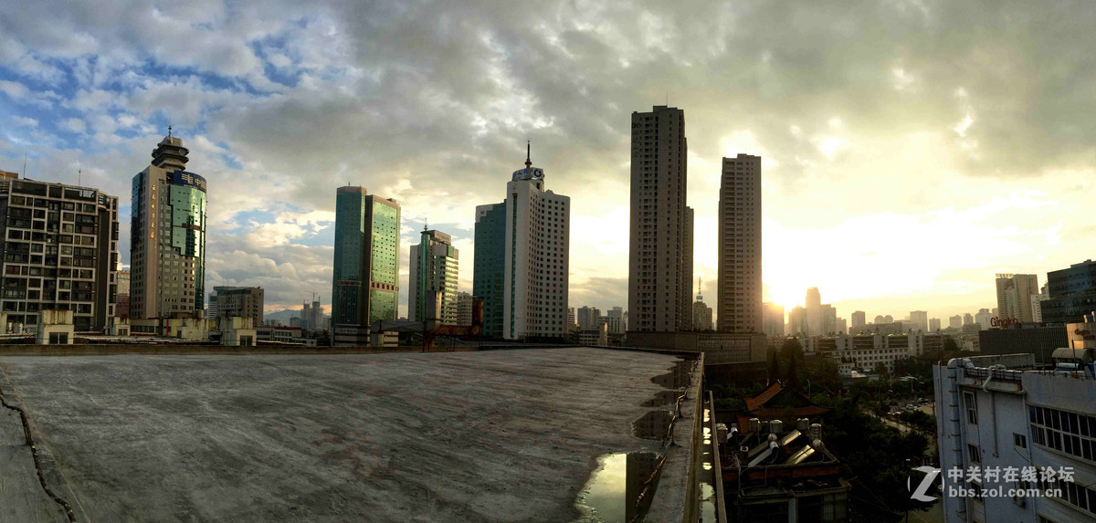 手机拍摄-城市落日