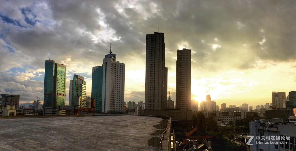 手机拍摄-城市落日