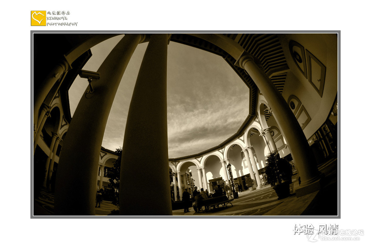 ECF1+16F2.8鱼眼附加镜拍佛罗伦萨小镇