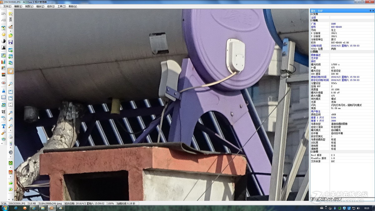 请教前辈们：我的HX400拍照效果是正常的吗？