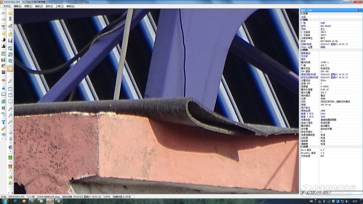 请教前辈们：我的HX400拍照效果是正常的吗？