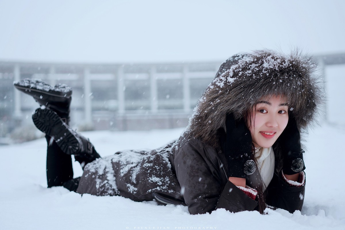 #2018我们一起来晒雪#《飘雪》