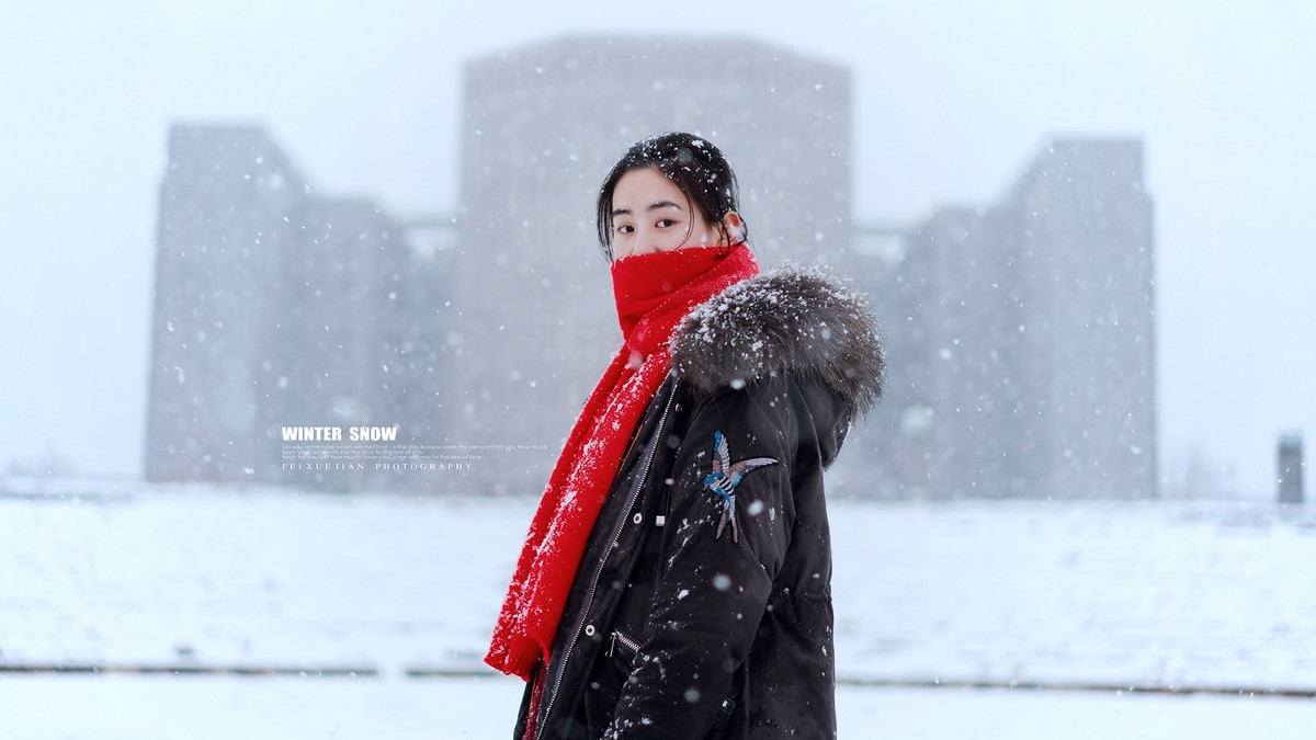 #2018我们一起来晒雪#《飘雪》