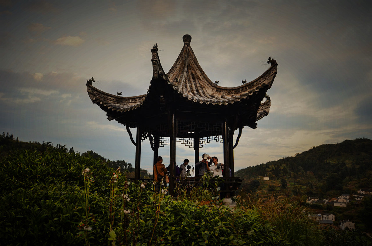 皖南游~摄于休宁县溪口的原生态景色
