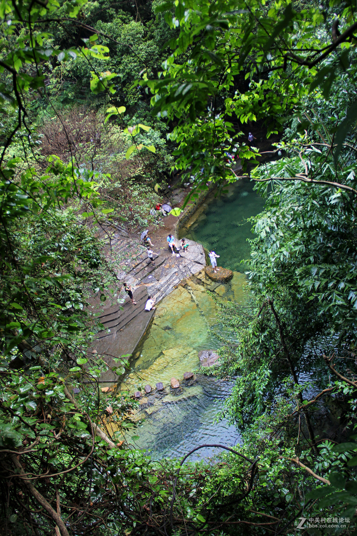 广东肇庆鼎湖山飞水潭风景一