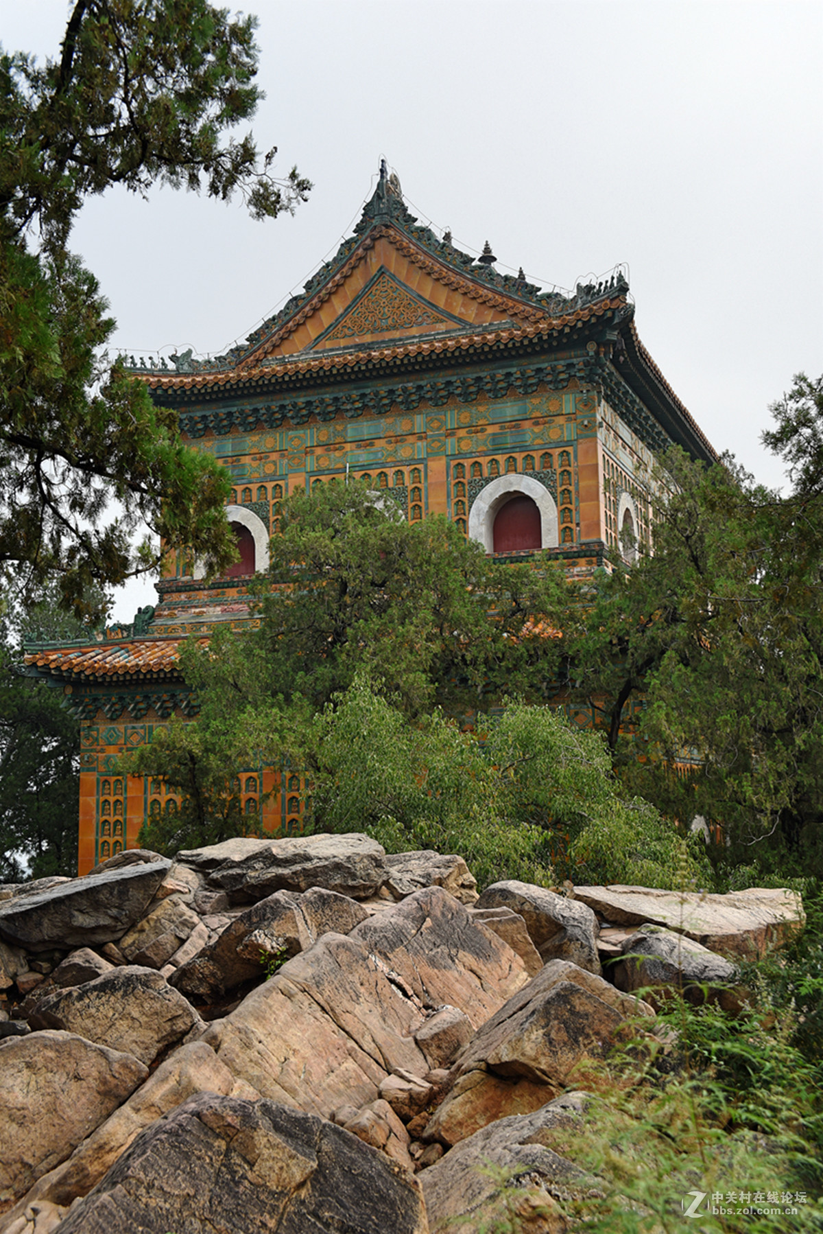 颐和园后山东部景区