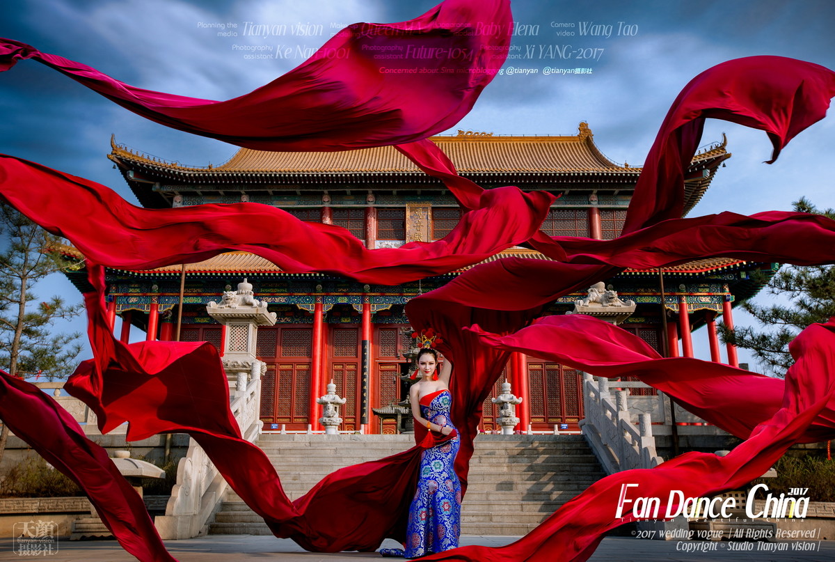 #【碧水天颜2017作品】#扇舞华彩【风随心动｜震撼而来｜@tianyan摄影社重磅来袭】