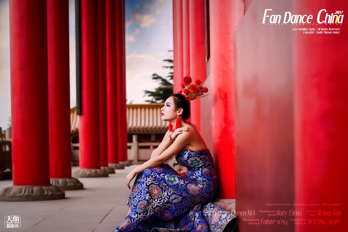 #【碧水天颜2017作品】#扇舞华彩【风随心动｜震撼而来｜@tianyan摄影社重磅来袭】