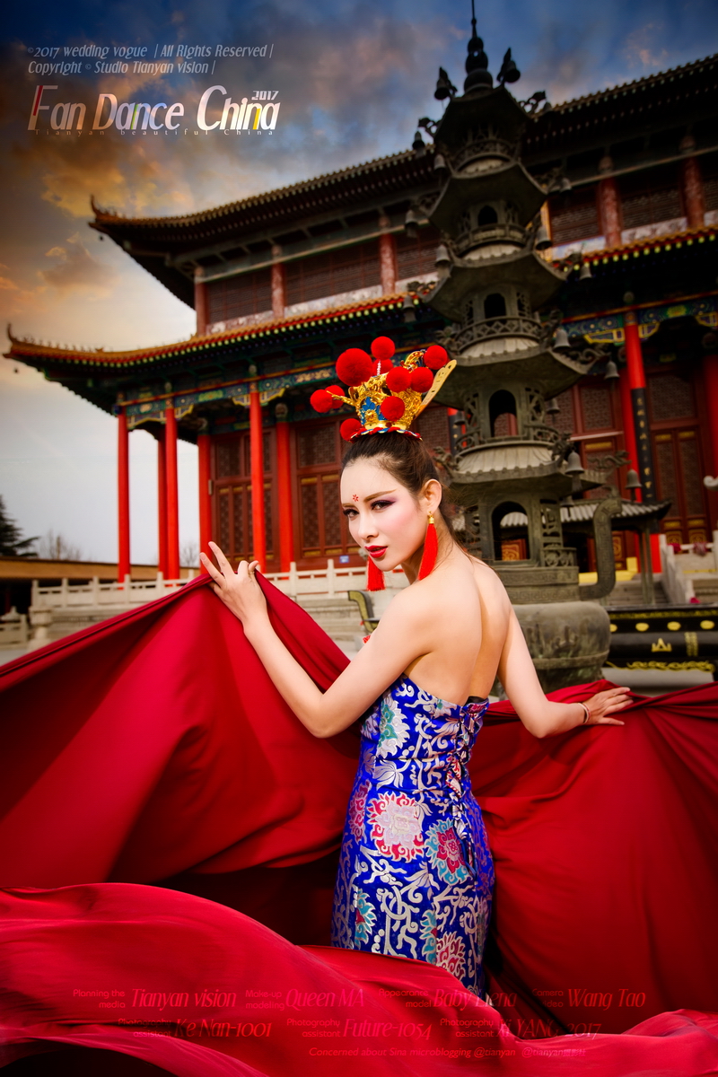 #【碧水天颜2017作品】#扇舞华彩【风随心动｜震撼而来｜@tianyan摄影社重磅来袭】