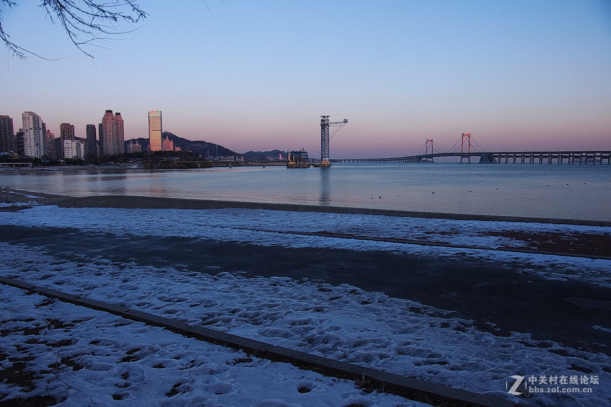 星海公園裡不完美雪景