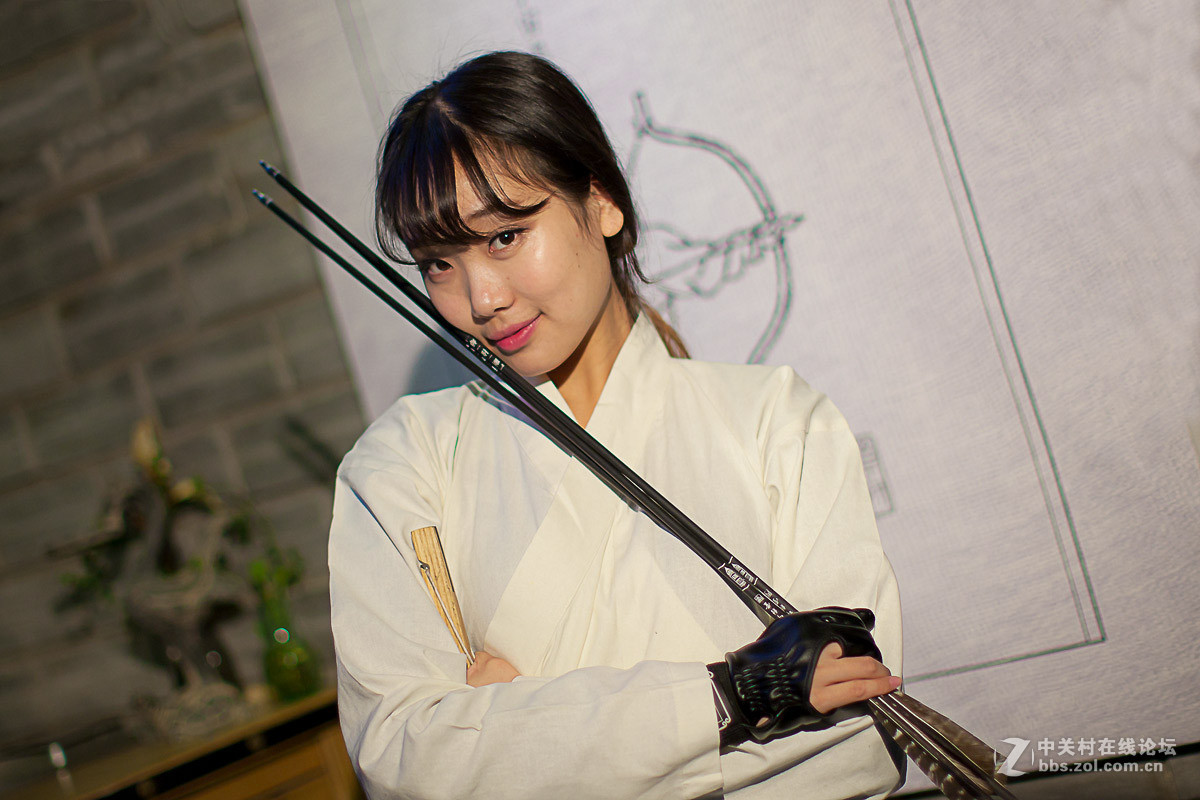 射箭的女孩-禅射堂人像作业