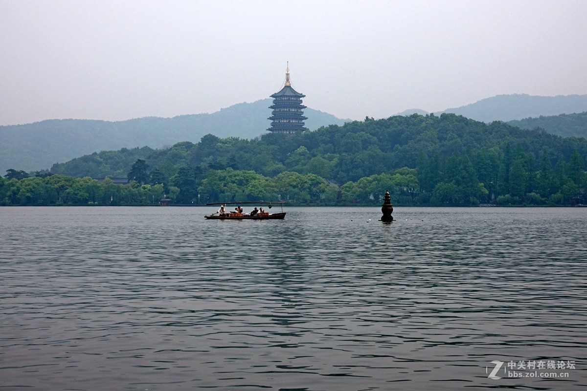 杭州西湖三潭印月景色掠影