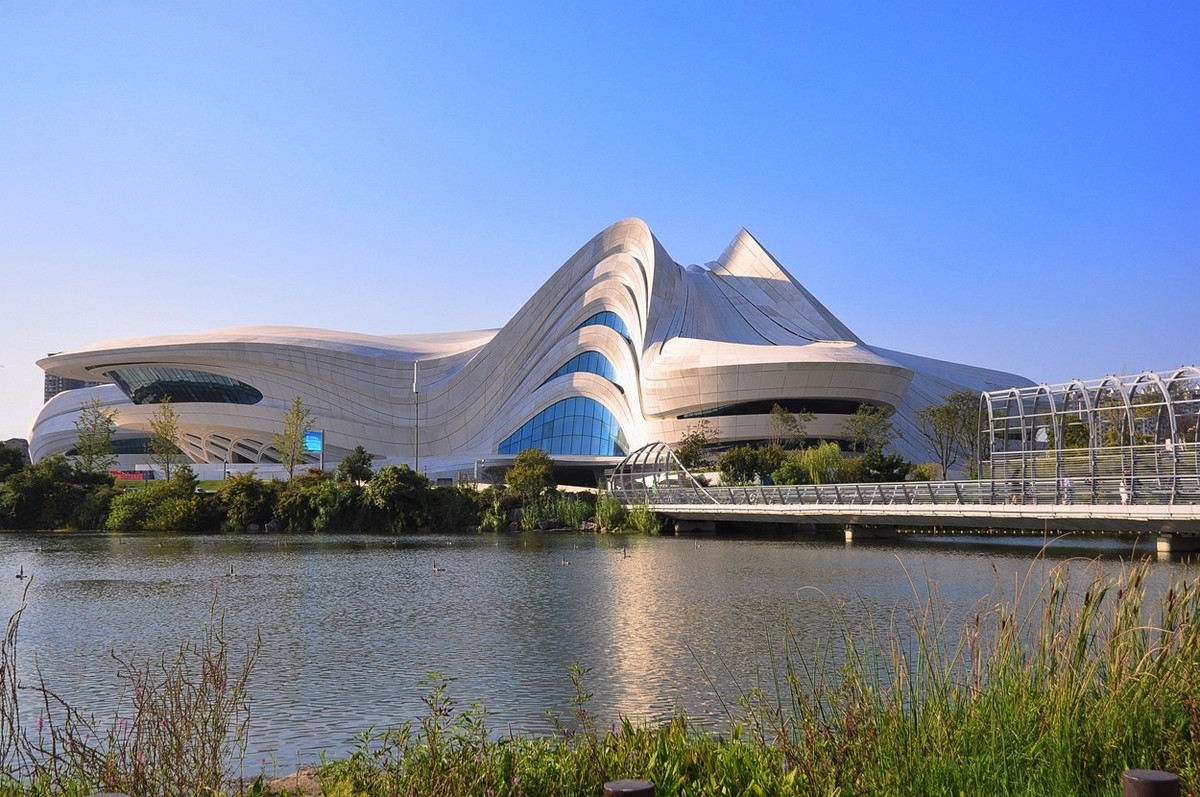 长沙梅溪湖国际文化艺术中心建筑美景