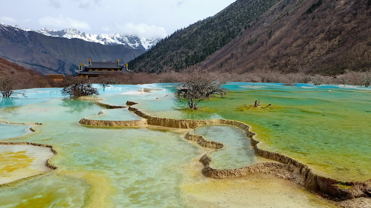 四川黄龙的雪山与五彩池 (XC16-50)-中关村在线摄影论坛