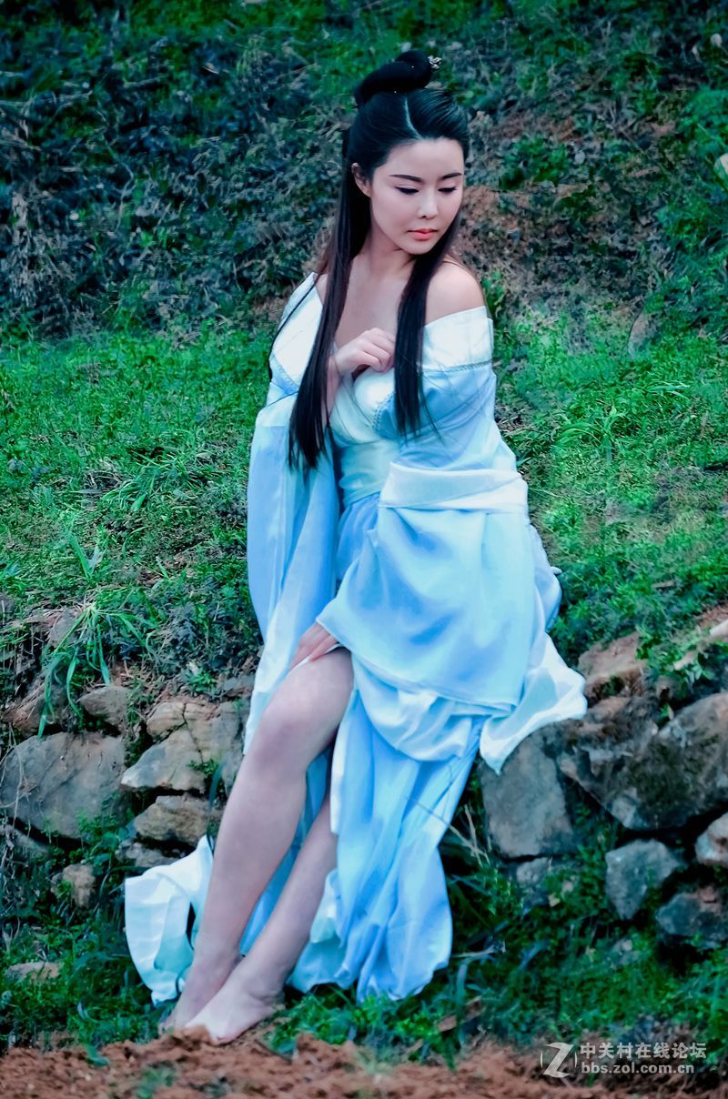 尼康55m～300m樱桃沟蹭拍人像