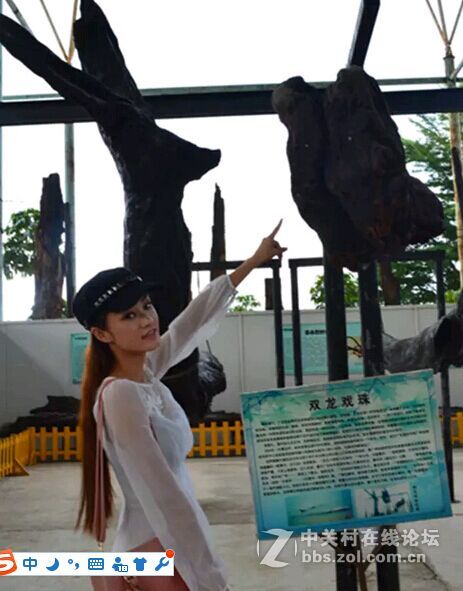 中秋节去东莞游玩偶遇的美女