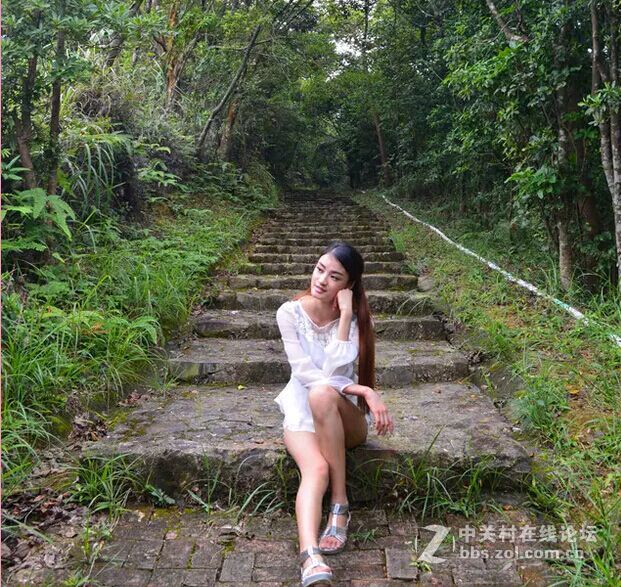 中秋节去东莞游玩偶遇的美女