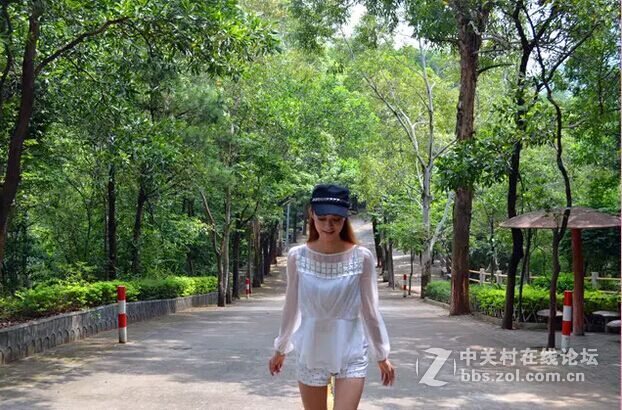 中秋节去东莞游玩偶遇的美女
