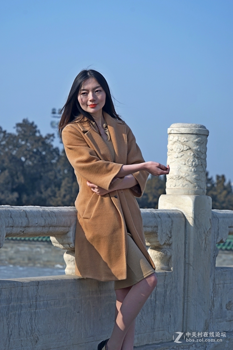 北京天坛公园拍美女