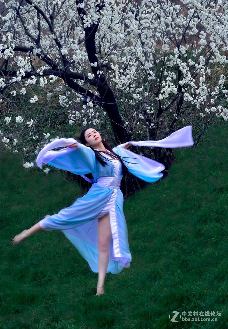 尼康55m～300m樱桃沟蹭拍人像