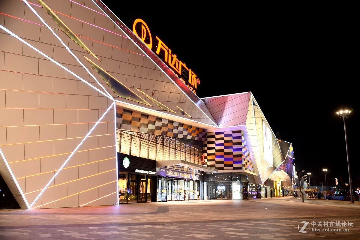 盘锦市"万达广场"夜景随拍-中关村在线摄影论坛