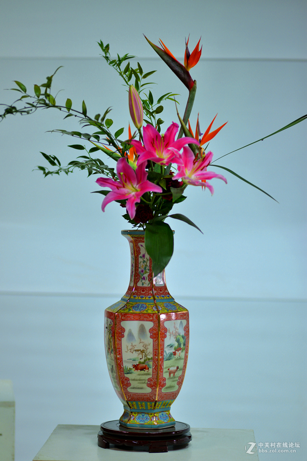 凌源首届百合节蔡司百微试镜，室内光线不够，手持拍摄，有损百微形象之嫌。