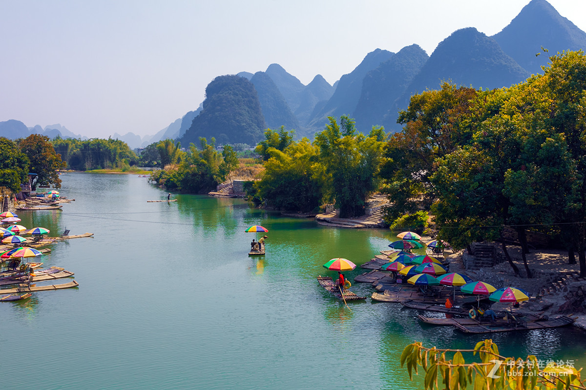 桂林陽朔遇龍河遇龍橋風景區