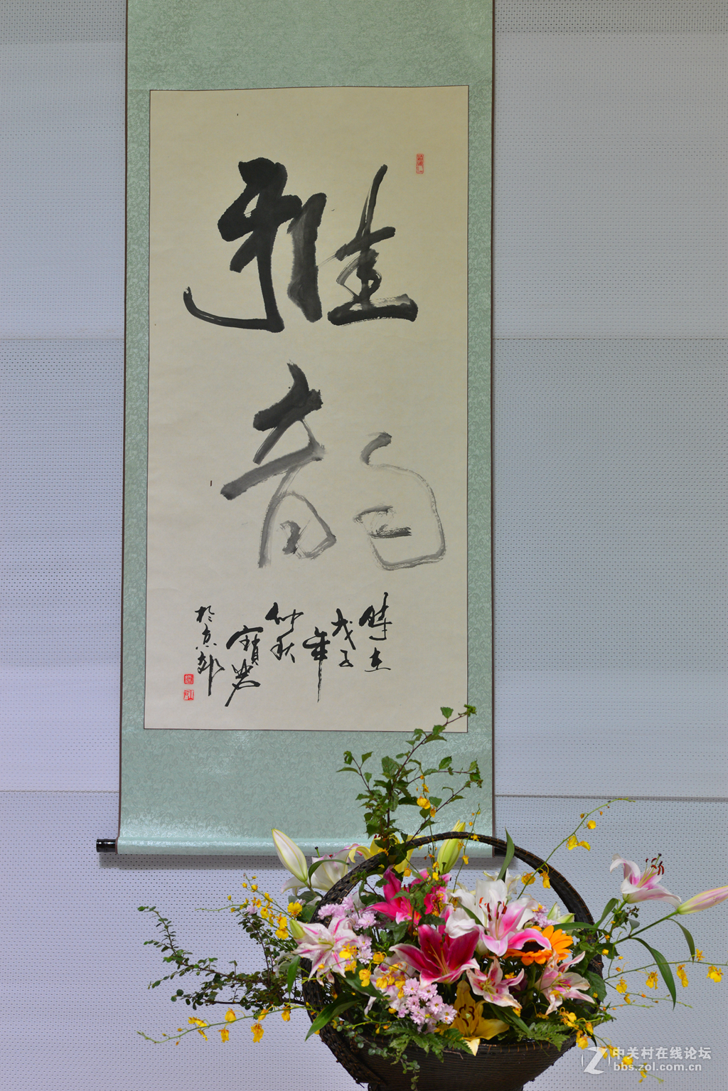 凌源首届百合节蔡司百微试镜，室内光线不够，手持拍摄，有损百微形象之嫌。